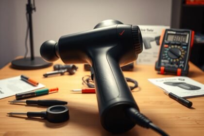 massage gun not turning on