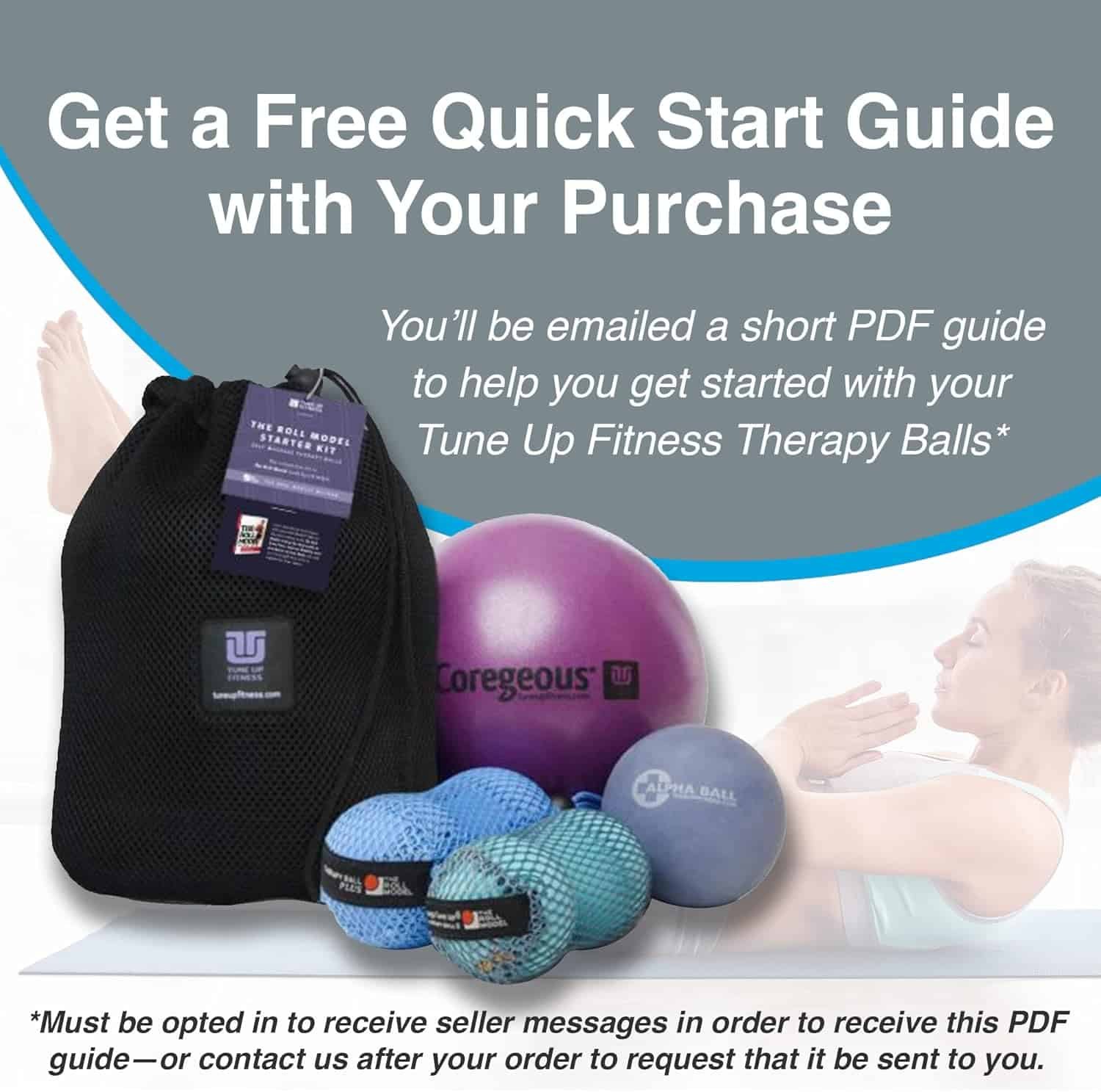 Tune Up Fitness – Alpha Twin Set in Tote | Larger Sized Yoga Massage Therapy Balls | Trigger Point Ball, Myofascial Release and Pain Relief for Upper  Lower Back, IT Band, QL, Hamstrings, Glutes