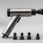 ztech deep tissue massage gun with 4 attachments