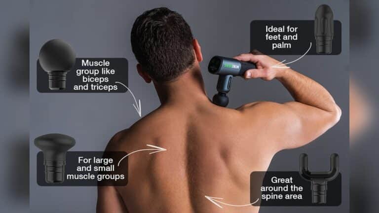 How to Use Massage Gun on Back
