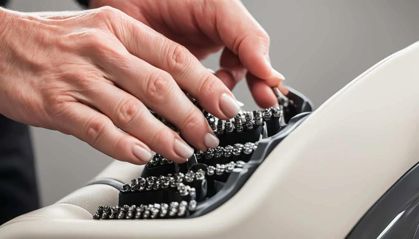 how to disassemble cozzia massage chair