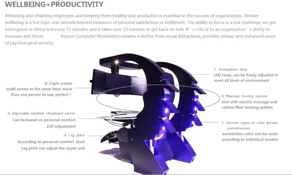Comfortable Ergonomics Boss Office Chair Game Cockpit Gaming Chair Ergonomic Office Chair Pc Chair With Massage Lumbar S 3
