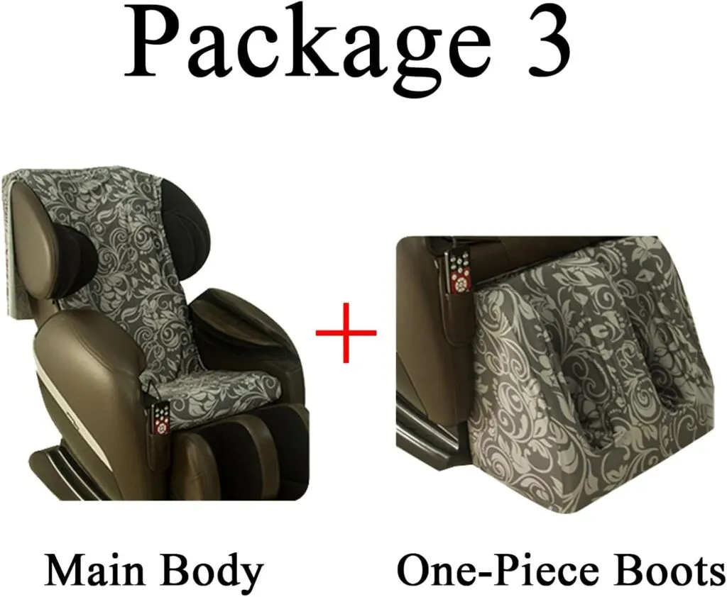Evuru Full Body Shiatsu Massage Chair Cover Zero Gravity Chair Cover Furniture Covers Cover Washable Stretch Fabric Mass 6