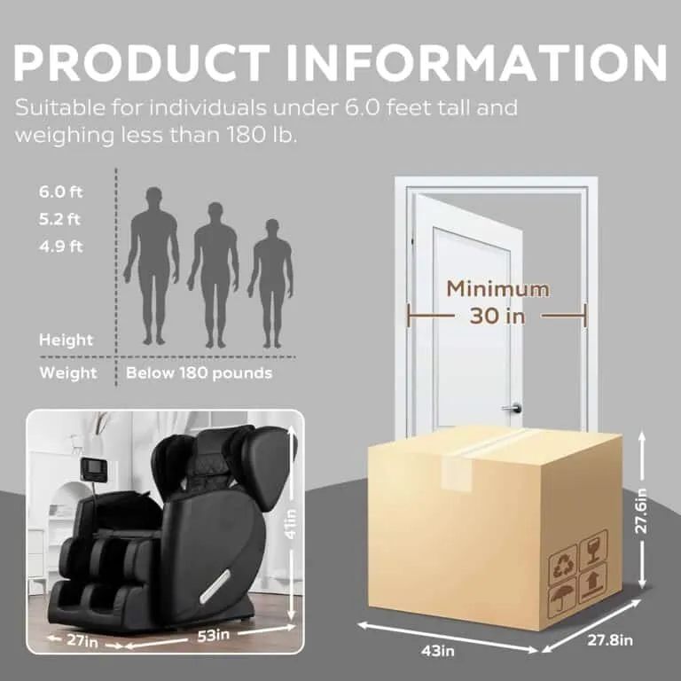 Full Body Massage Chair with Zero Gravity Review