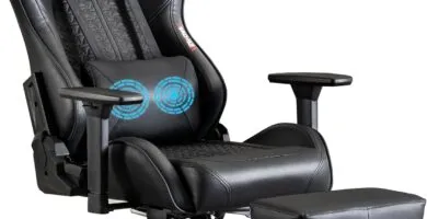 Gaming Chair For Adults 350lbs Wide Seat Computer Chair With Footrest And Massage Lumbar Support Reclining Gaming Chairs