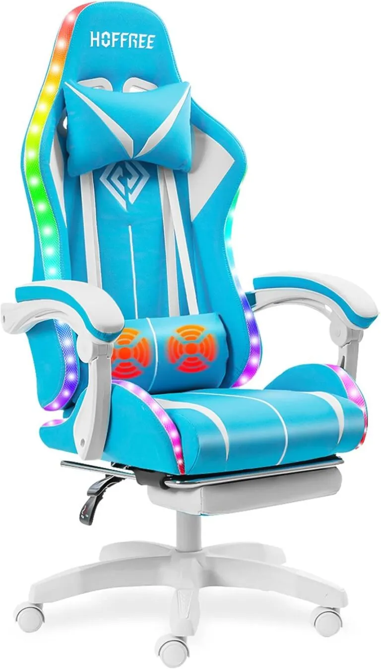 Gaming Chair Massage with LED Lights Review