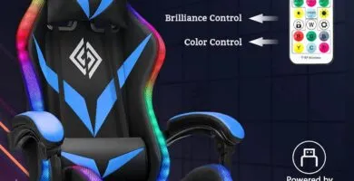 Gaming Chair With Speakers And Led Lights Ergonomic Computer Chair With Massage And Footrest Reclining Video Game Chair 1 3