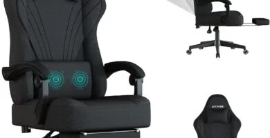 Gaming Chairbig And Tall Gaming Chair With Footrestergonomic Computer Chairfabric Office Chair With Lumbar Support360 De 1