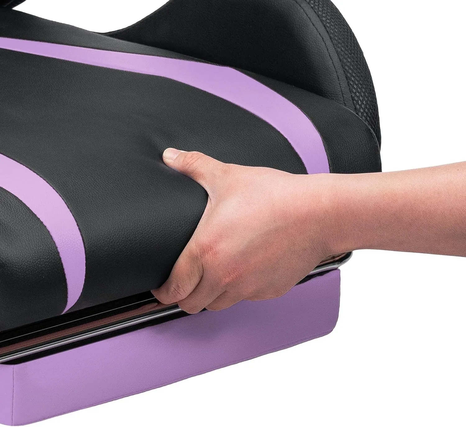 Hoffree Gaming Chair Massage With Bluetooth Speakers And Led Lights Ergonomic Computer Gaming Chair With Footrest Rgb Vi 1