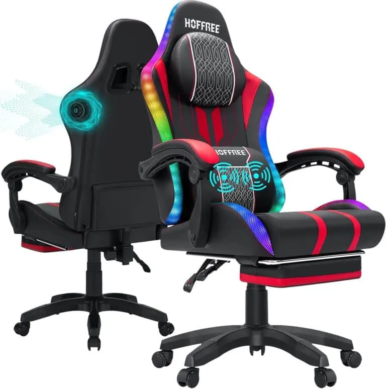HOFFREE Gaming Chair with Speakers Review
