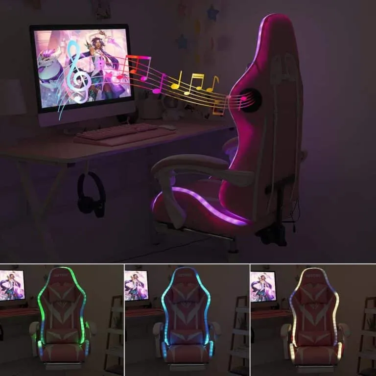 HOFFREE Pink Gaming Chair Review