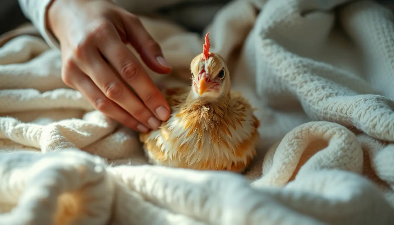 how to massage an egg bound chicken