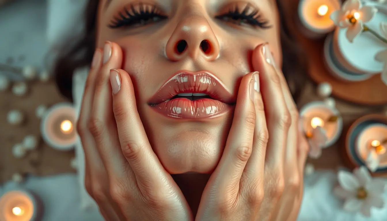 how to massage lips after filler