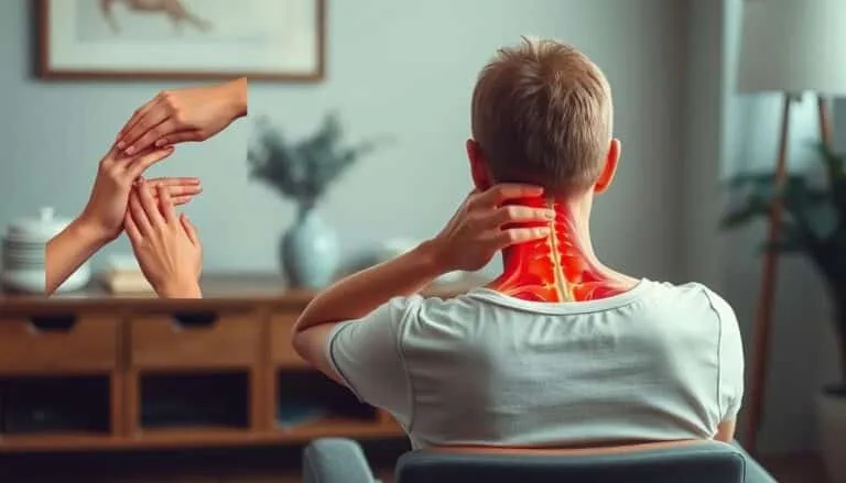 how to massage pinched nerve in neck