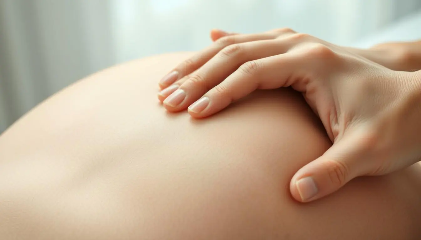 how to massage scar after hip replacement