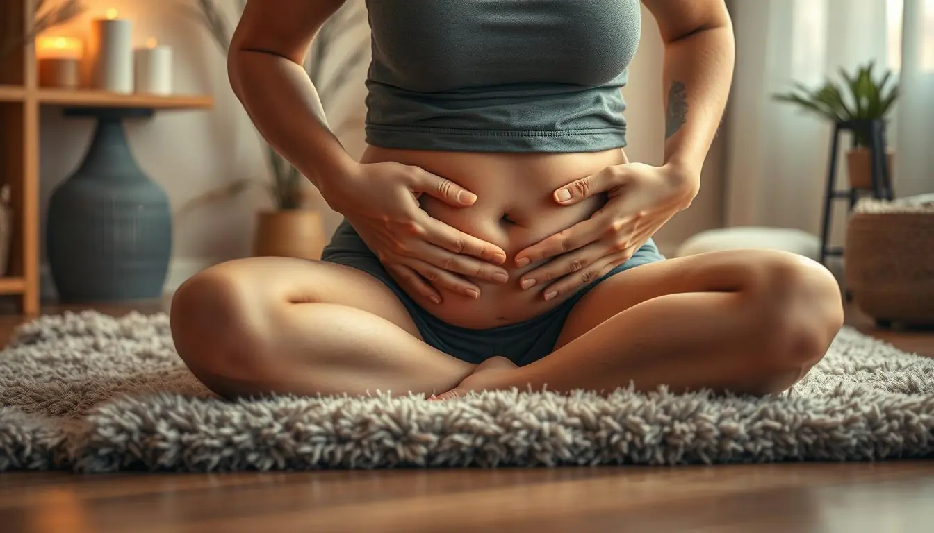 how to massage stomach for constipation