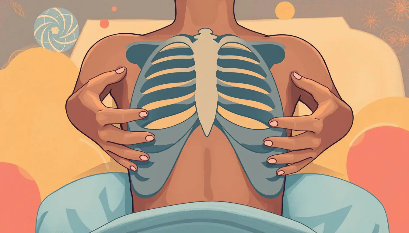 how to massage tight rib cage