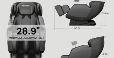 Real Relax Couples Massage Chair Favor 11 Black Review