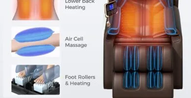Zero Gravity Full Body Massage Chair Automatic Shoulder Height Detection Massage Chair Recliner With Foot Rollers Built 1 2