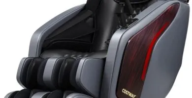 Costway Massage Chair 3d Sl Track Full Body Zero Gravity Shiatsu Recliner With Body Scan 28 Airbags Back Heater Bluetoot