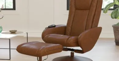 Flash Furniture Massaging Multi Position Plush Recliner With Side Pocket And Ottoman Piece Set Brown 2