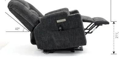 Large Power Lift Massage And Heat For Elderly Overstuffed Wide Heavy Duty Motion Mechanism With Usb And Type C Ports Rec 2