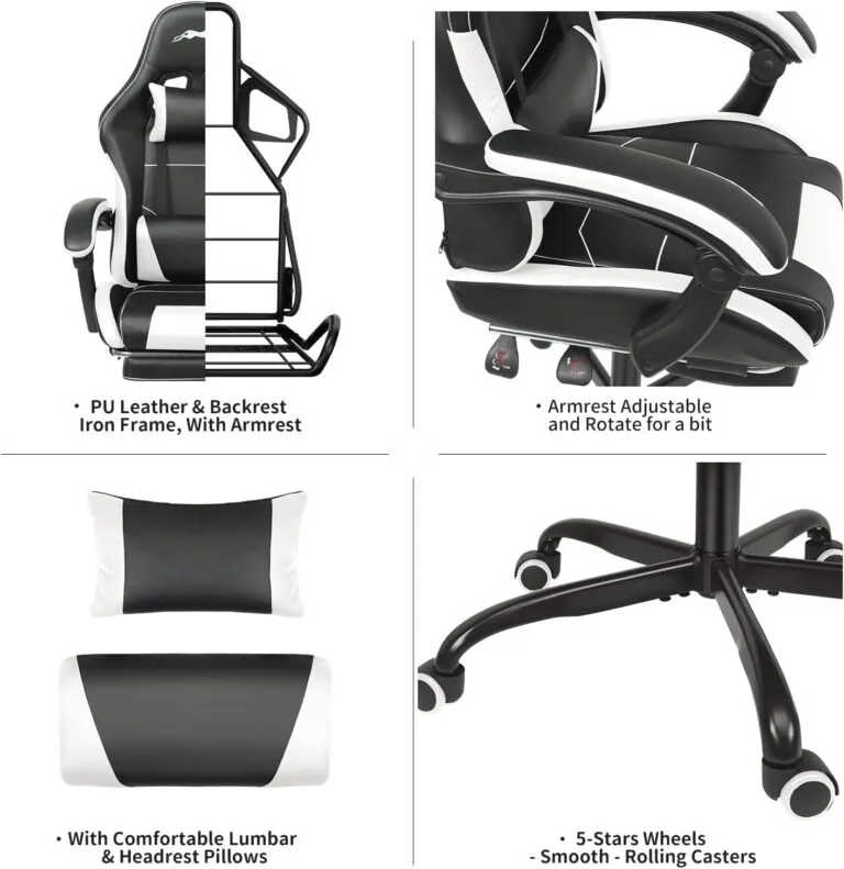 Leopard Gaming Chair with Footrest Review