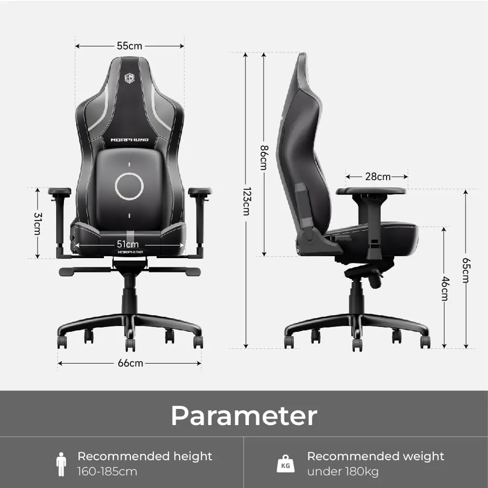 Morphling Ergonomic Gaming Chair Red Computer Gaming Chair Best Adjustable Pc Racing Chair Massage Comfortable Office Ga 1