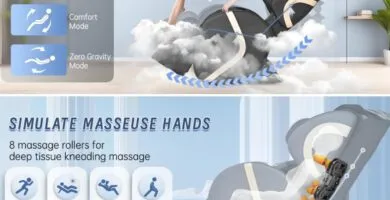 Portable Zero Gravity Massage Chairfull Body Airbag Pressure Heat And Foot Roller Included 8d Home Massage Recliner Chai 3