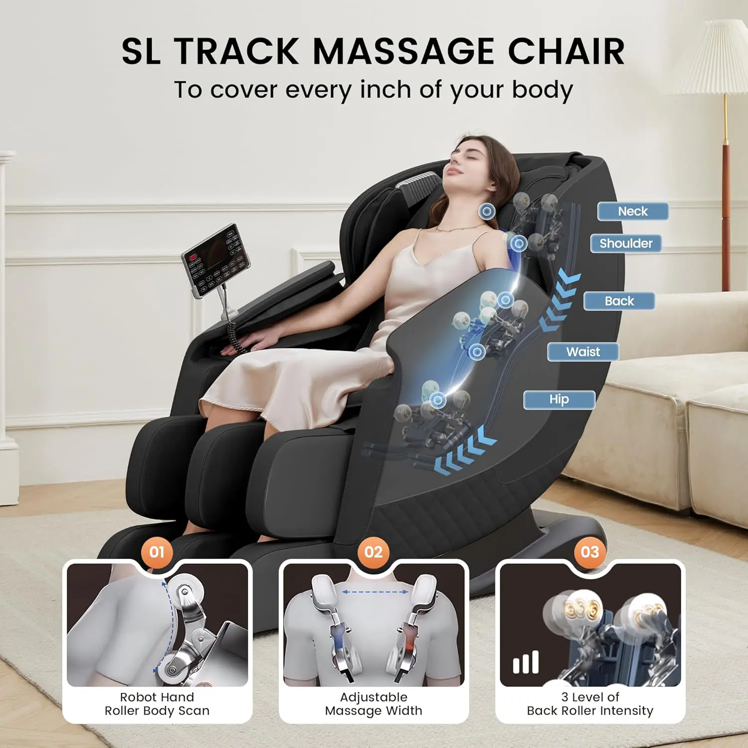 Real Relax Massage Chair Fs01 Brown Favor 11 Black Favor 06 Blue 1