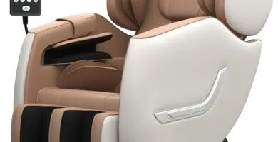 2024 Massage Chair Full Body Zero Gravity Massage Chair With 8 Fixed Massage Rollers 6 Auto Modes Waist Heated Bluetooth