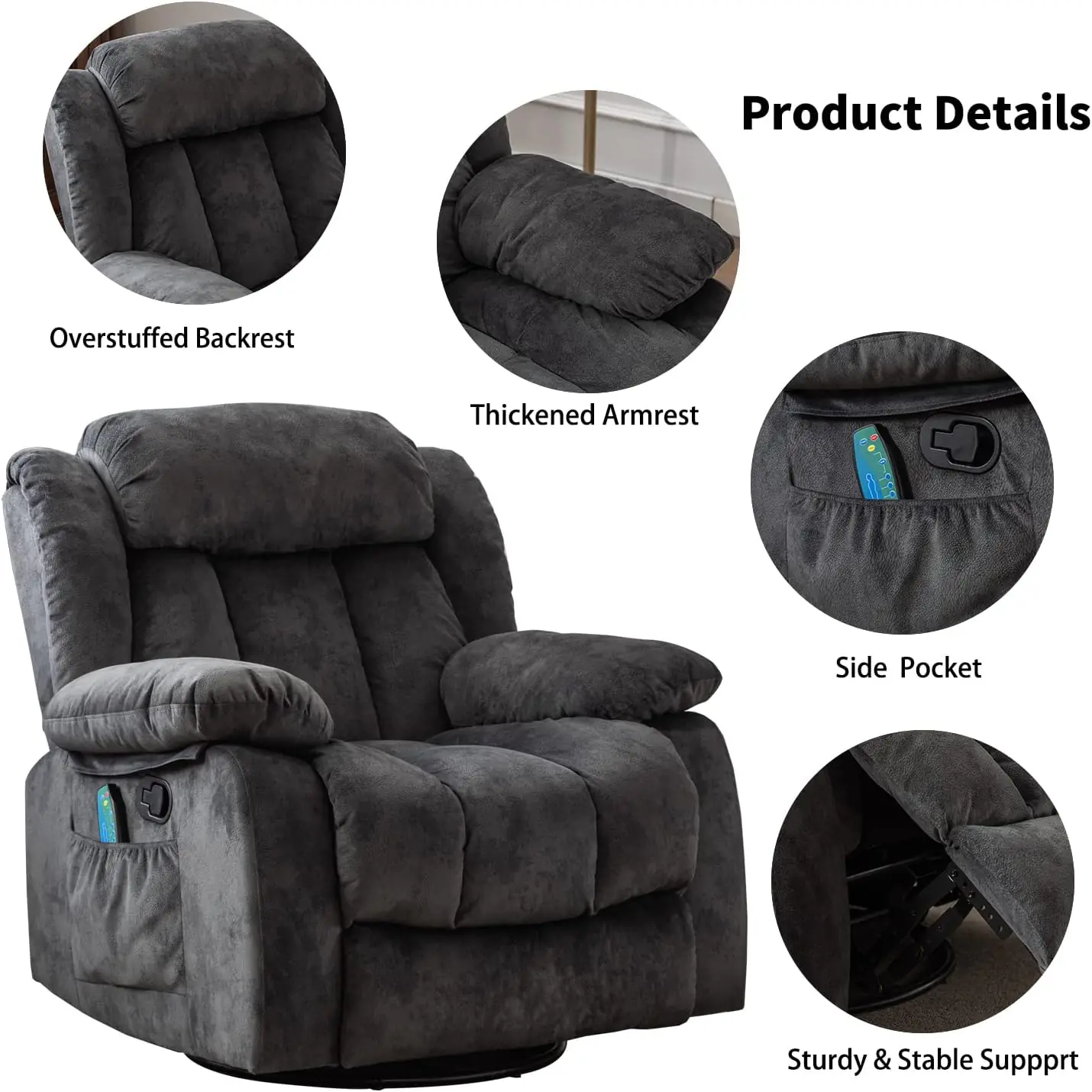 Canmov Massage Rocker Recliner Review