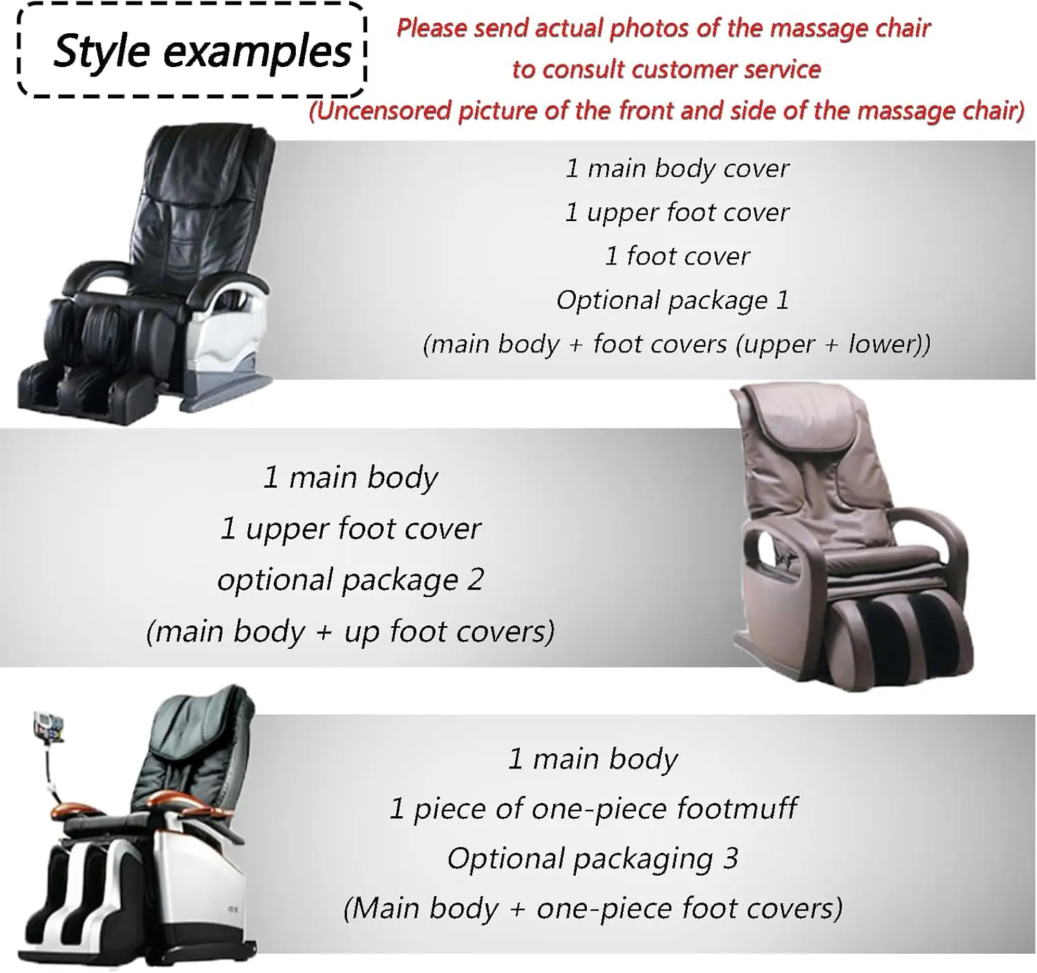 Full Body Shiatsu Massage Chair Cover Zero Gravity Chair Coverwashable Stretch Fabricarmchair Slipcovers Recliner Wing C 1