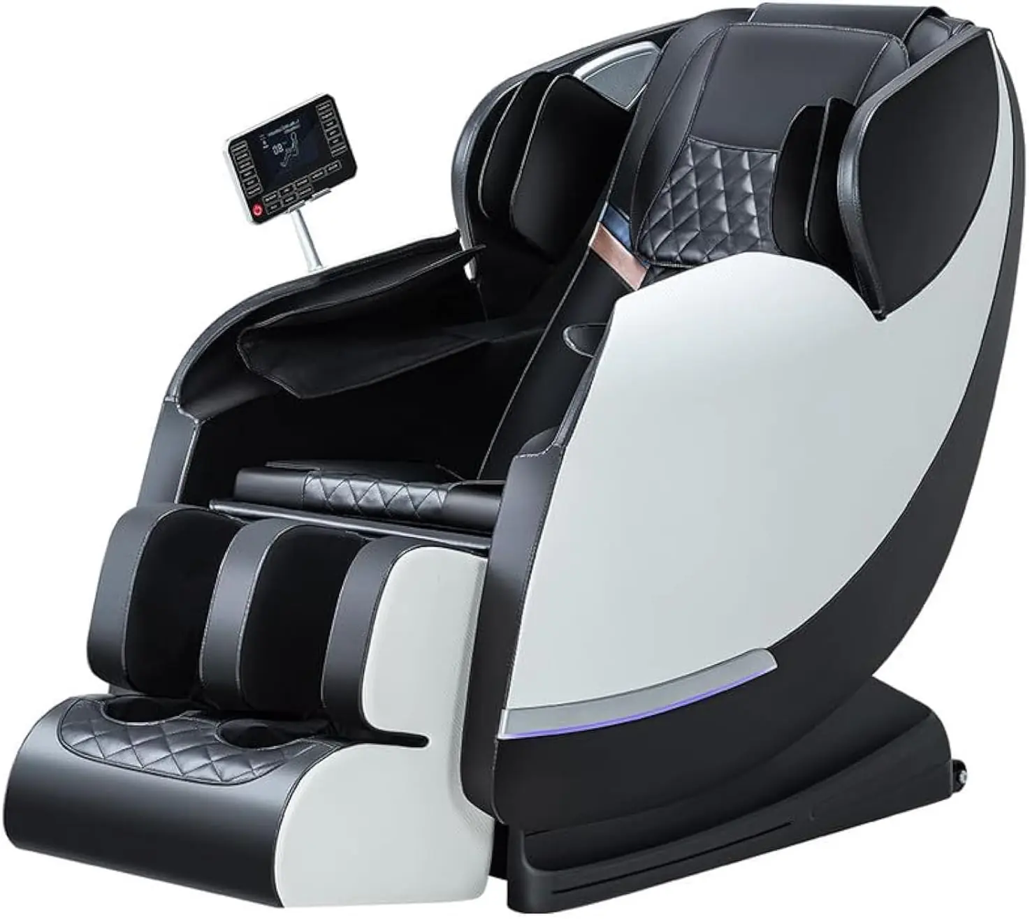 Massage Chair Full Body Recliner Zero Gravity With Heat And Shiatsu Foot Massage Office Chair Lcd Touch Screen Display B