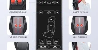 Snailax Upgraded Shiatsu Back Massager With Heat Deep Kneading Massage Chair Pad With Adjustable Intensityfull Body Mass 2
