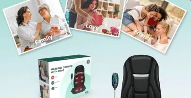 Snailax Vibration Back Massager With Heat Seat Massager With 8 Vibrating Motors 5 Modes Chair Massager Massage Cushion M 2