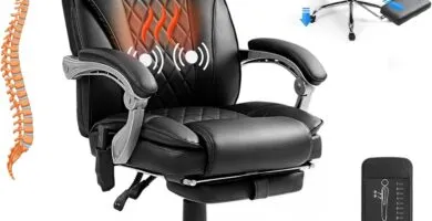 400lbs Executive Leather Office Chair With Ergonomic Design And Reclining Function Comfortable Computer Desk Chair With