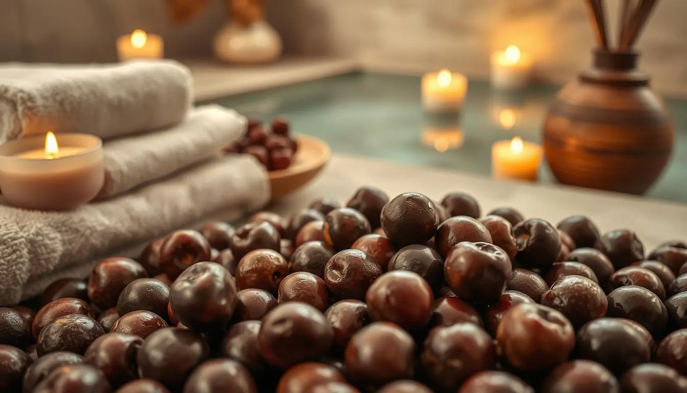 asmr massage cherry pits balls nu massage by anna