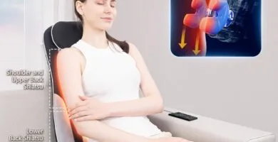 Back Massager For Pain Relief Deep Tissue Shiatsu Massage Chair Pad With Heat Kneading Massage Seat Cushion Electric Ful 3