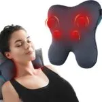 Back Massager With Heat Cordless Neck And Back Massager For Pain Relief Deep Tissue Shiatsu Massage Lumbar Support Pillo