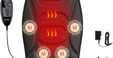 Back Massager With Heat For Pain Relief Deep Tissue Massage Chair Pad Seat Cushion With 8 Vibration Motors Chair Massage