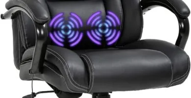 Big And Tall Office Chair 500lb Wide Seat Desk Chair With Lumbar Support Armrest Swivel Rolling High Back Pu Leather Com 1