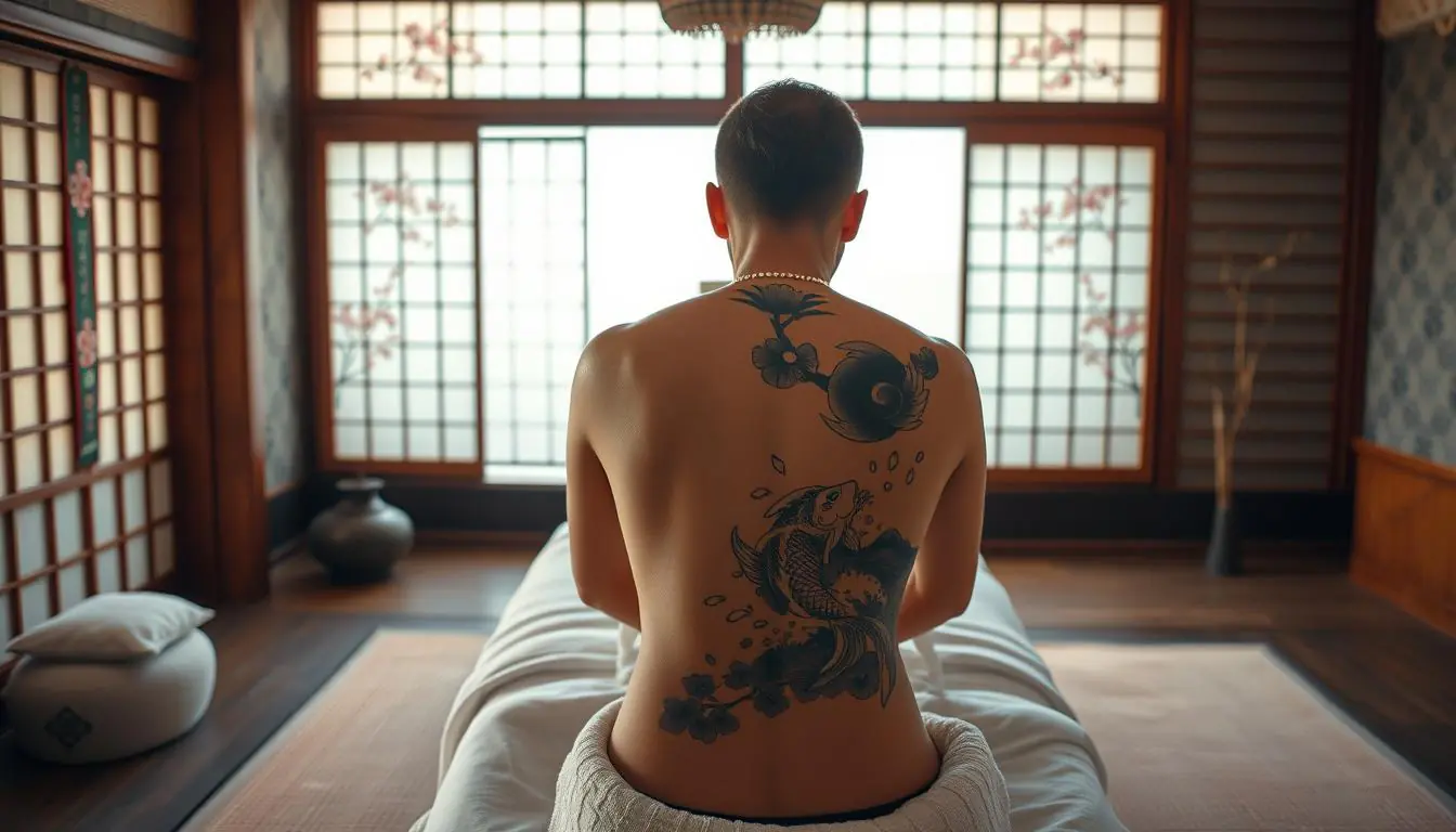 can i get a massage in japan with tattoos