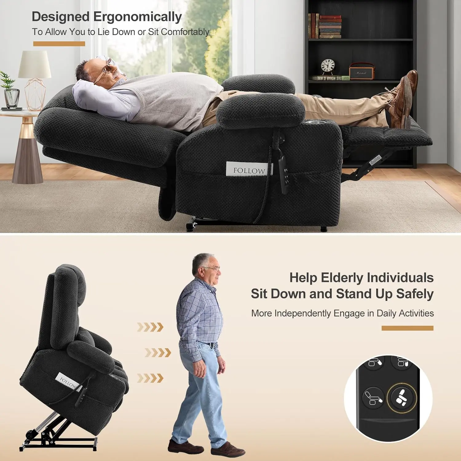 Dual Motor Recliner Chair Power Lift Review
