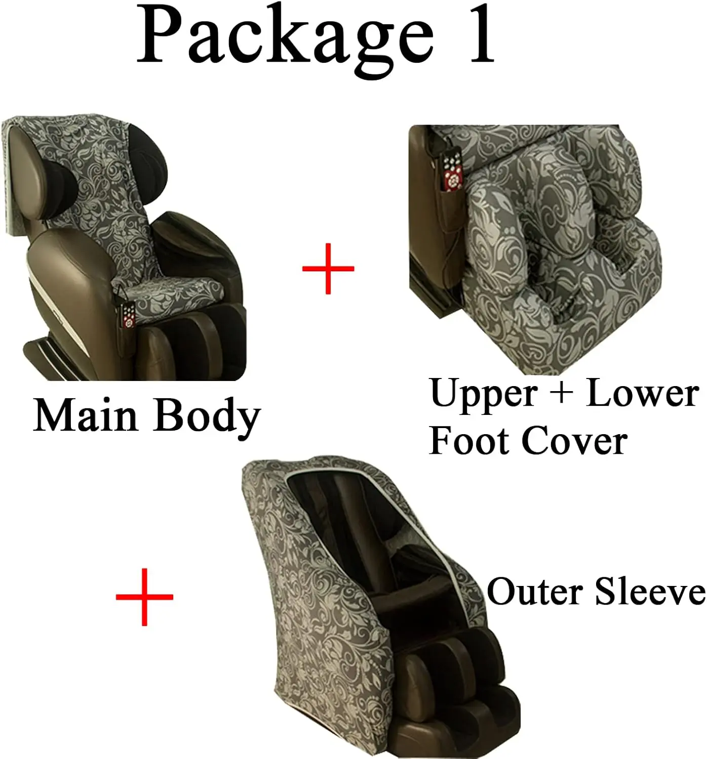 Dustproof Massage Chair Protector Cover Full Body Shiatsu Massage Chair Protective Cover Washable Stretch Fabric Univers 2