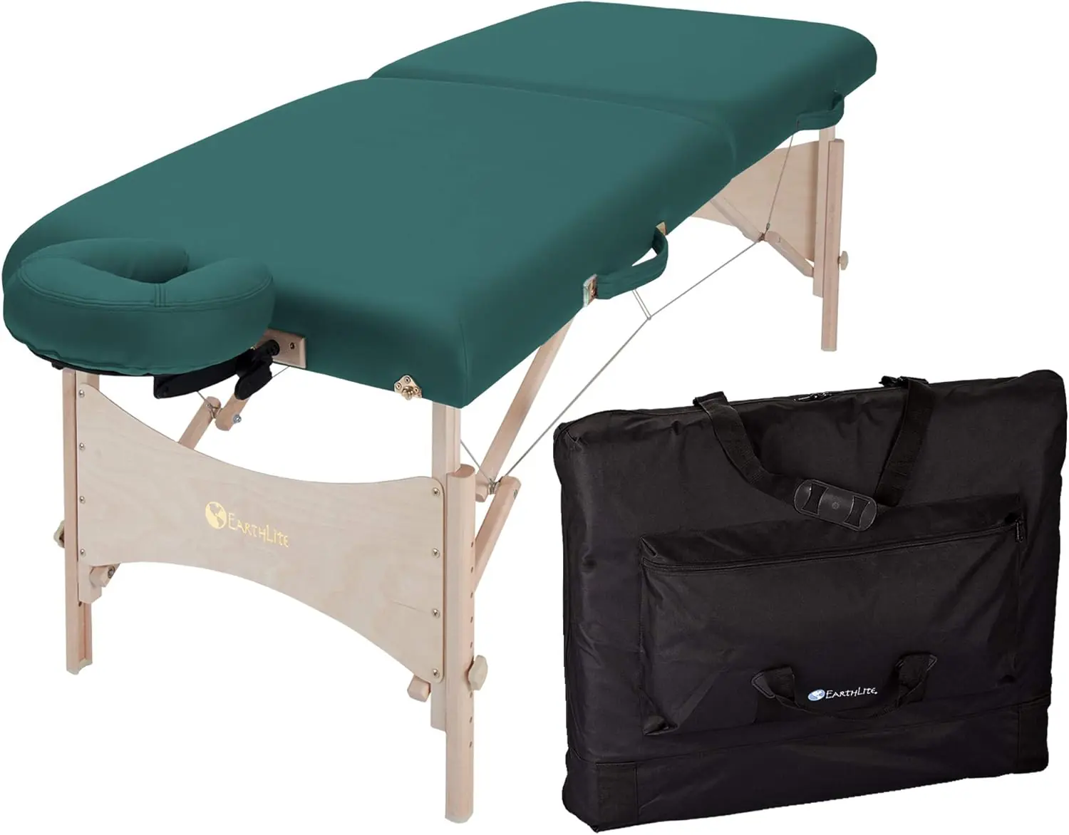 Earthlite Portable Massage Table Harmony Dx Foldable Physiotherapytreatmentstretching Table Eco Friendly Design Hard Map