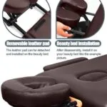 Ebanku Massage Table Face Cradle Cushion Face Cradle Down Tabletop Massage Kit Adjustable Massage Table Headrest Face Pi 3