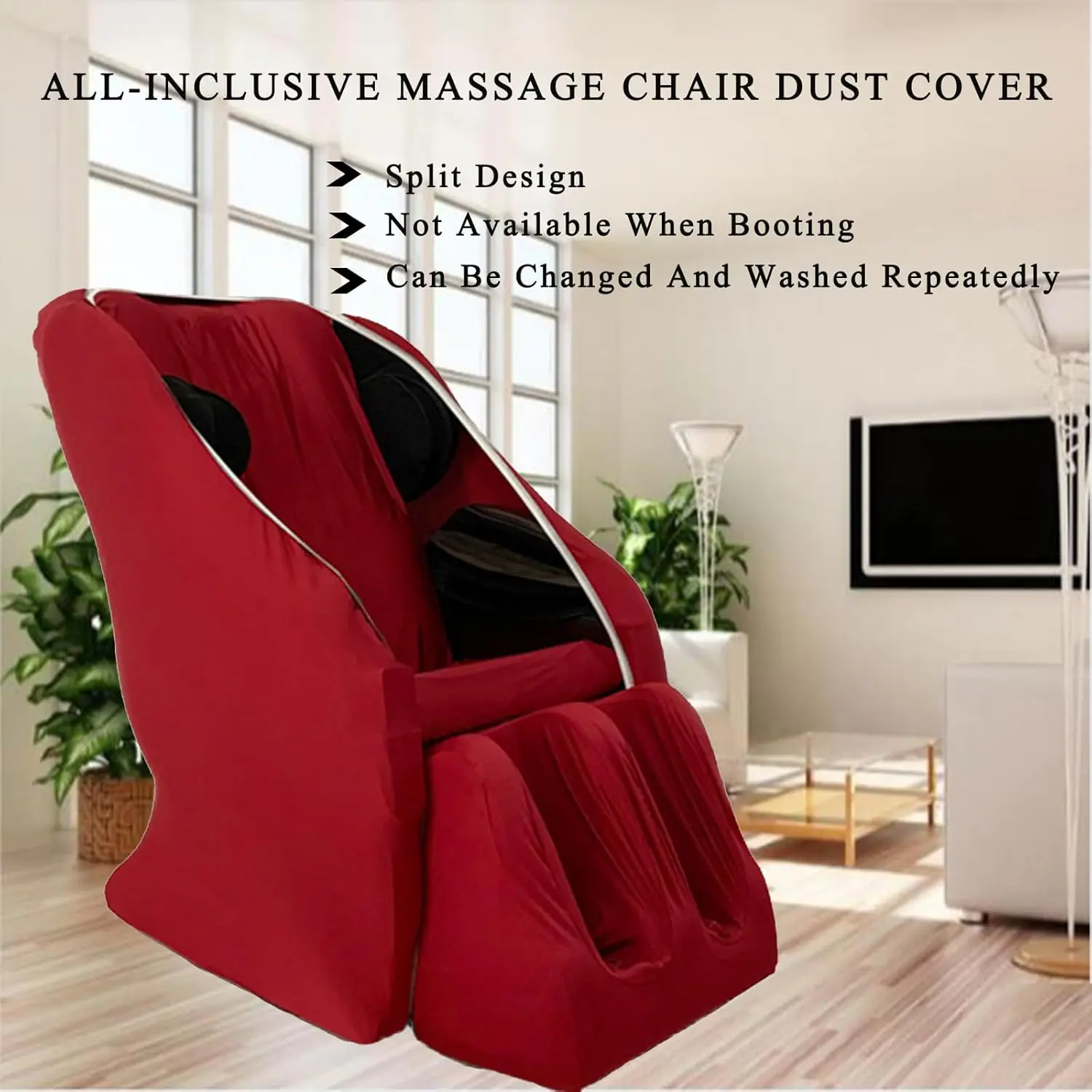 Full Body Shiatsu Massage Chair Cover Dust Cover Of The Dustproof Made Of Stretch Fabric Universal Covers For Reclinerpa 2