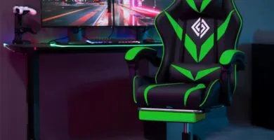 Gaming Chair With Massage Ergonomic Computer Chair With Footrest Reclining Video Game Chair For Boys With Adjustable Arm 2
