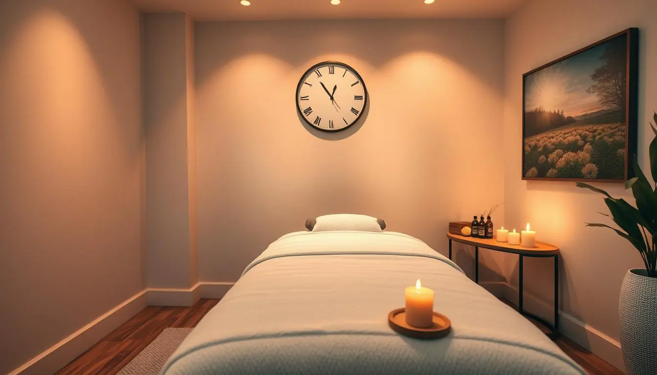 how long to plan for a 1 hour massage
